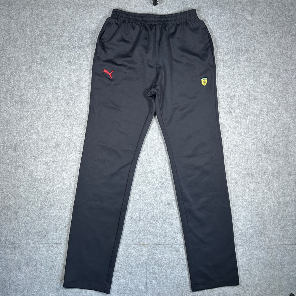 Puma Scuderia‎ Ferrari Track Pants Mens XXXL Black F1 Racing Athletic Sweatpants